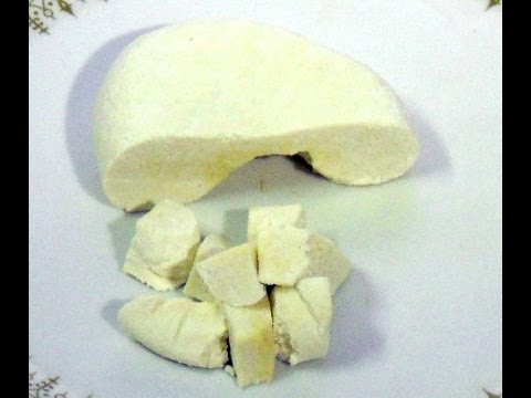Home-made Paneer . Indian cottage cheese