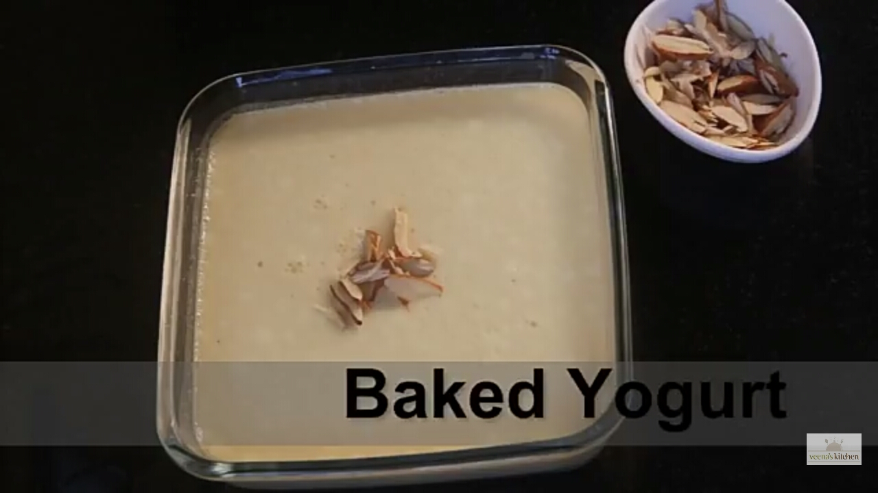 Baked yogurt